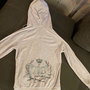 Juicy Couture terry fabric sweat jacket size small
